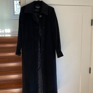 Jones New York Maxi Wool Coat with buttons, Size 12.